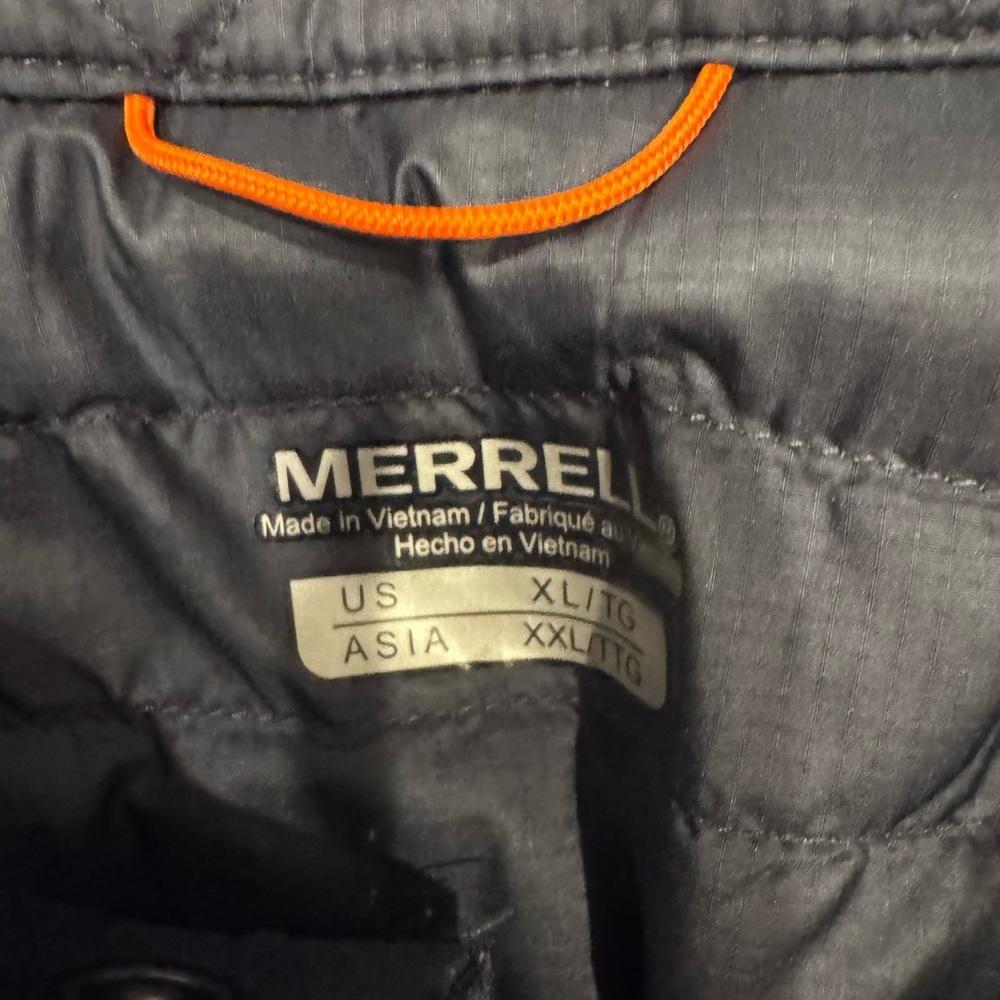 Merrell Men's Ridgevent Thermo Puffer Navy Jacket - Picture 3 of 5